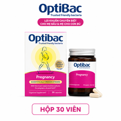 Lợi khuẩn Optibac Probiotics Pregnancy cho phụ nữ mang thai và cho con bú 30 viên