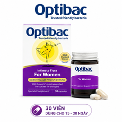 Lợi khuẩn Optibac Probiotics For Women dành cho phụ nữ 30 viên