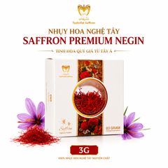 Nhụy hoa nghệ tây saffron premium negin 3g tây á