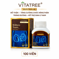 Bổ thận vitatree kindey tonic 100 tablets tăng cường chức năng thận, tráng dương hỗ trợ sinh lý nam