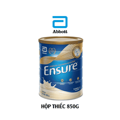 Sữa bột ensure  abbott vanilla 850g nội địa Úc hương vani giàu dinh dưỡng hộp 850g