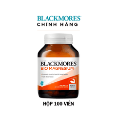 Blackmores bio magnesium giảm chuột rút của cơ bắp và cứng cơ, duy trì sức khỏe tim, xương và hệ thần kinh
