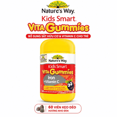 Nature’s Way Kids Smart Vita Gummies Iron + Vitamin C – Bổ sung sắt hữu cơ và vitamin C cho trẻ
