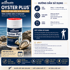 Tinh chất hàu biển Oyster Plus Goodhealth tăng cường sức khỏe sinh lý nam giới 60 viên