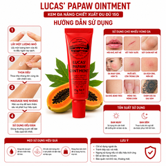 Kem đa năng Lucas' Papaw Ointment 15g chiết xuất đu đủ