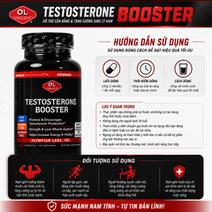 Olympian Labs Testosterone Booster - Hỗ trợ cân bằng và tăng cường sinh lý nam 60 viên
