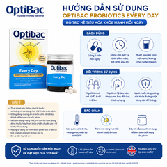 Men vi sinh Optibac Probiotics Every Day hàng ngày 30 viên