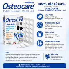 Vitabiotics Osteocare Calcium Magnesium Vitamin D Zinc 30tables