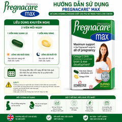 TPBVSK Pregnacare Max  bổ sung vitamin,khoáng chất cho phụ nữ mang thai &cho con bú vitabiotics 84 viên