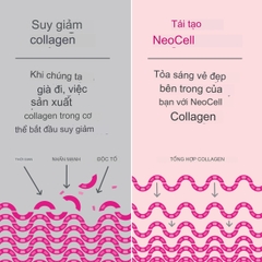 Collagen dạng bột neocell với vitamin c và acid hyaluronic hộp 195g giúp duy trì độ ẩm cho da khỏe mạnh