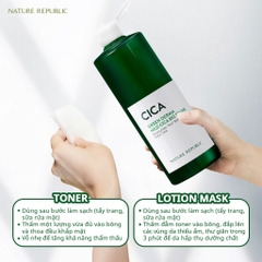 Nature Republic Nước hoa hồng Green Derma Mild Cica Big Toner 500ml (IP04)