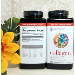 Viên uống kết hợp collagen và vitamin c youtheory  hộp 360 viên chống lão hóa, trắng sáng da, giảm nếp nhăn