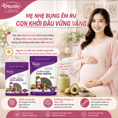 Hạt Chia Hữu Cơ Morlife Certified Organic Chia Seeds 1kg Siêu Thực Phẩm Giàu Protein, Omega-3 & Chất Xơ Hữu Cơ Tự Nhiên