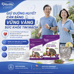 Hạt Chia Hữu Cơ Morlife Certified Organic Chia Seeds 1kg Siêu Thực Phẩm Giàu Protein, Omega-3 & Chất Xơ Hữu Cơ Tự Nhiên