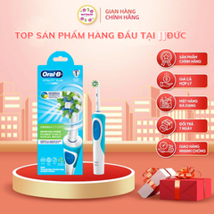 Oral - B Vitality Plus 2D Action Cross Action giúp sạch sâu mảng bám kẽ răng