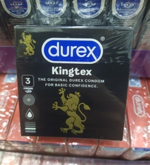 Bao Cao Su Durex Kingtex Hộp 3 Cái