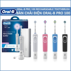 Bàn chải điện cao cấp travel oral-b pro 100 floss action rechargeable electric toothbrush
