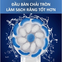 Bàn chải điện oral-b pro 100 braun 3d white giúp răng trắng sáng sau 2 tuần
