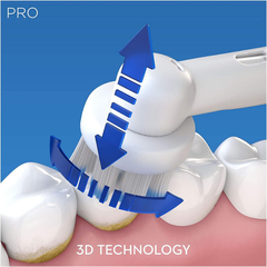 Bàn chải điện Oral-b pro precision Braun làm sạch 99% mảng bám sâu trên từng kẽ răng