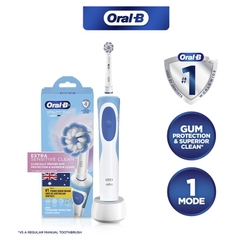 Bàn chải điện Oral B Vitality Plus Extra Sensitive Clean dịu nhẹ với nướu dành cho răng nhạy cảm