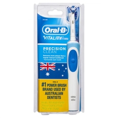 Bàn chải điện oral-b vitality plus precision trắng răng, sạch mảng bám nội địa Úc