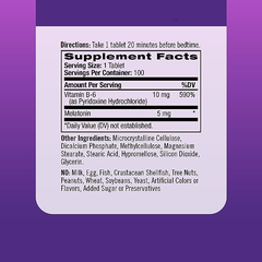 Hỗ trợ giấc ngủ ngon natrol melatonin sleep 5mg hộp 100 viên giúp ngủ sâu, ngon, tinh thần sảng khoái (ngậm)