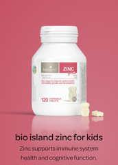 Bio Island ZinC 120 Chawable Tablets