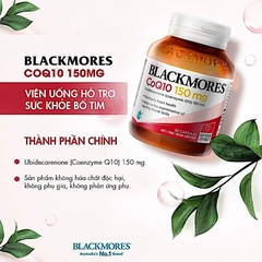 Blackmores CoQ10 150mg hỗ trợ sức khỏe tim mạch hộp 30 viên
