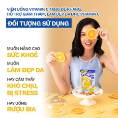 Vitamin c DHC hỗ trợ hỗ trợ da sáng mịn và ngăn mụn 60 viên 30 ngày