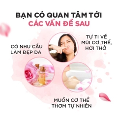 Viên uống bổ sung tinh dầu hoa hồng DHC Bulgarian Rose 30 ngày giúp thơm cơ thể 60 viên