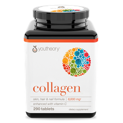 Collagen youtheory type12 &3 dành cho nữ 290 + vitamin c viên chắc khỏe xương khớp chống lão hóa da móng tóc