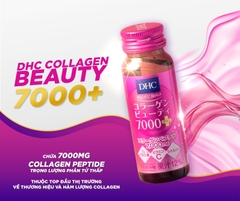 Collagen dạng nước DHC Collagen Beauty 7000 Plus hỗ trợ chống lão hóa giúp da căng mịn 10 chai
