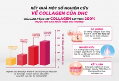 Collagen DHC Nhật Bản hỗ trợ tăng khả năng đàn hồi của da, căng mịn 180 viên 30 ngày