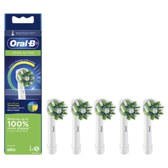 Bộ 5 đầu bàn chải thay thế bàn chải điện oralb brush heads cross action