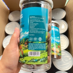 Hạt Macadamias nguyên vỏ hương vanilla Adora st Food premium Australian 350g