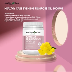 Tinh dầu hoa anh thảo Evening Primrose Oil Healthy Care 1000mg cân bằng nội tiết tố nữ 200 viên