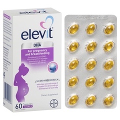 Viên uống elevit dha for pregnancy & breastfeeding cho bà bầu 60 viên