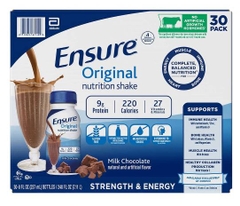 Sữa nước ensure abbott milk socola chai 237ml thùng 30 chai