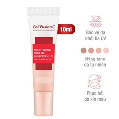 Kem Chống Nắng Cell Fusion C Brightening Tone Up Sunscreen 100 SPF50+/PA++++Mini 10ml -  Nâng Tông Da