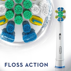 Combo 5 đầu bàn chải thay thế Oral b floss action clean brush heads (5 đầu tách ra từ set 15 đầu)
