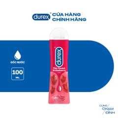 Gel bôi trơn Durex Gel Play Strawberry hương dâu chai 100ml
