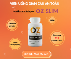 Giảm cân OZ Slim chiết xuất thảo dược tự nhiên an toàn sức khỏe hộp 40 viên