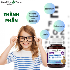 Bổ mắt cho bé Healthy Care kids computer eyes tăng thị lực cho bé hộp 60 viên