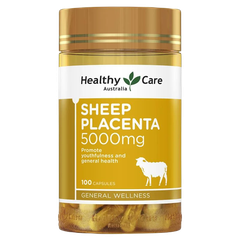 Nhau thai cừu ngừa lão hóa Healthy Care Sheep Placenta 5000mg 100 viên