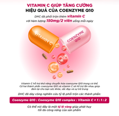 Viên uống DHC COENZYME Q10 tốt cho tim mạch, chống lão hoá và làm đẹp da gói 30 ngày 60 viên