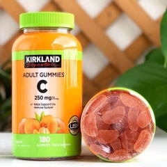 Kẹo dẻo bổ sung vitamin c adult gummies c Kirkland Signature 250mg 180 viên tăng sức đề kháng, sáng da, làm chậm quá trình lão hóa