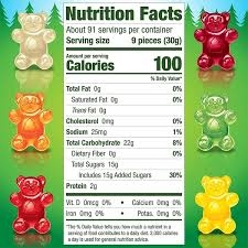Kẹo dẻo gấu trái cây hữu cơ Black Forest Gummy Bears thùng 65 gói