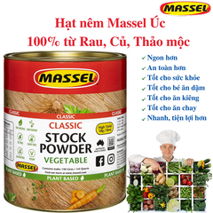 Bột nêm vị rau củ Massel Classic Stock Power Vegetable không bột ngọt thơm ngon tiện lợi 2.5kg