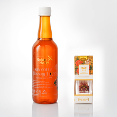 Mật ong hoa cà phê golden honey nguyên chất dinh dưỡng cho cả nhà chai 500ml