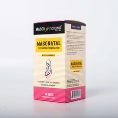 Viên Uống Tổng Hợp Vitamin Cho Bà Bầu MASON NATURAL Prenatal Formulation 100 Viên Cho Phụ Nữ Mang Thai Và Cho Con Bú